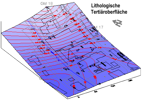 Basis des unteren Grundwasserleiters